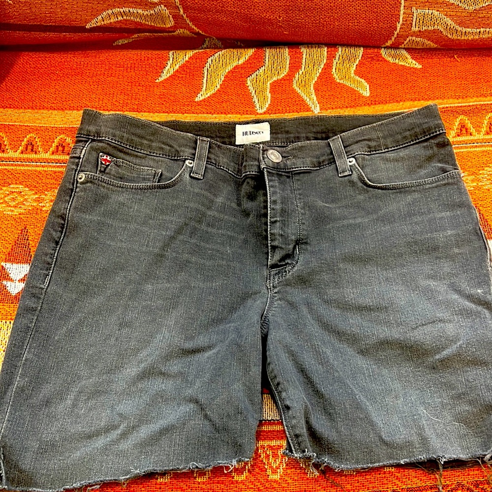 Hudson gray denim shorts